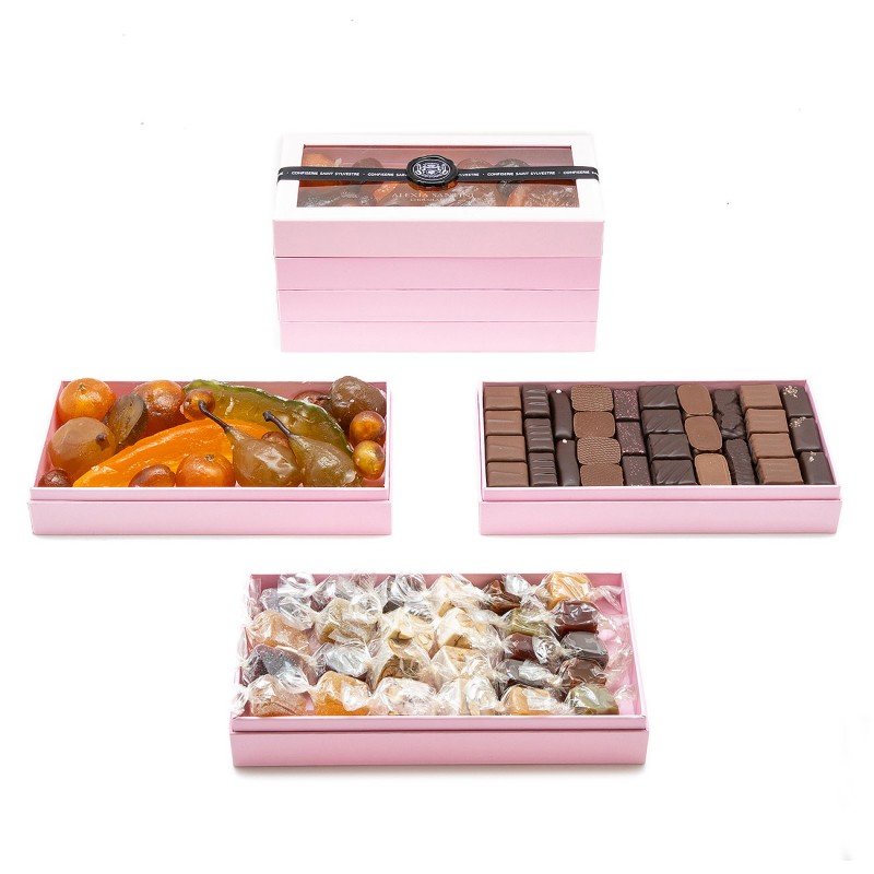 Coffret de fruits glacés